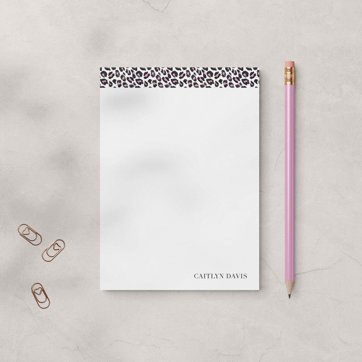 Leopard Notepad - Blú Rose
