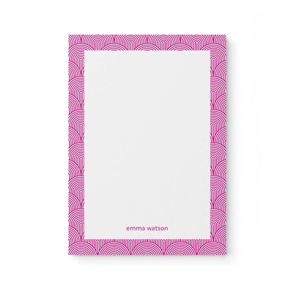 Lined Arches Notepad - Blú Rose