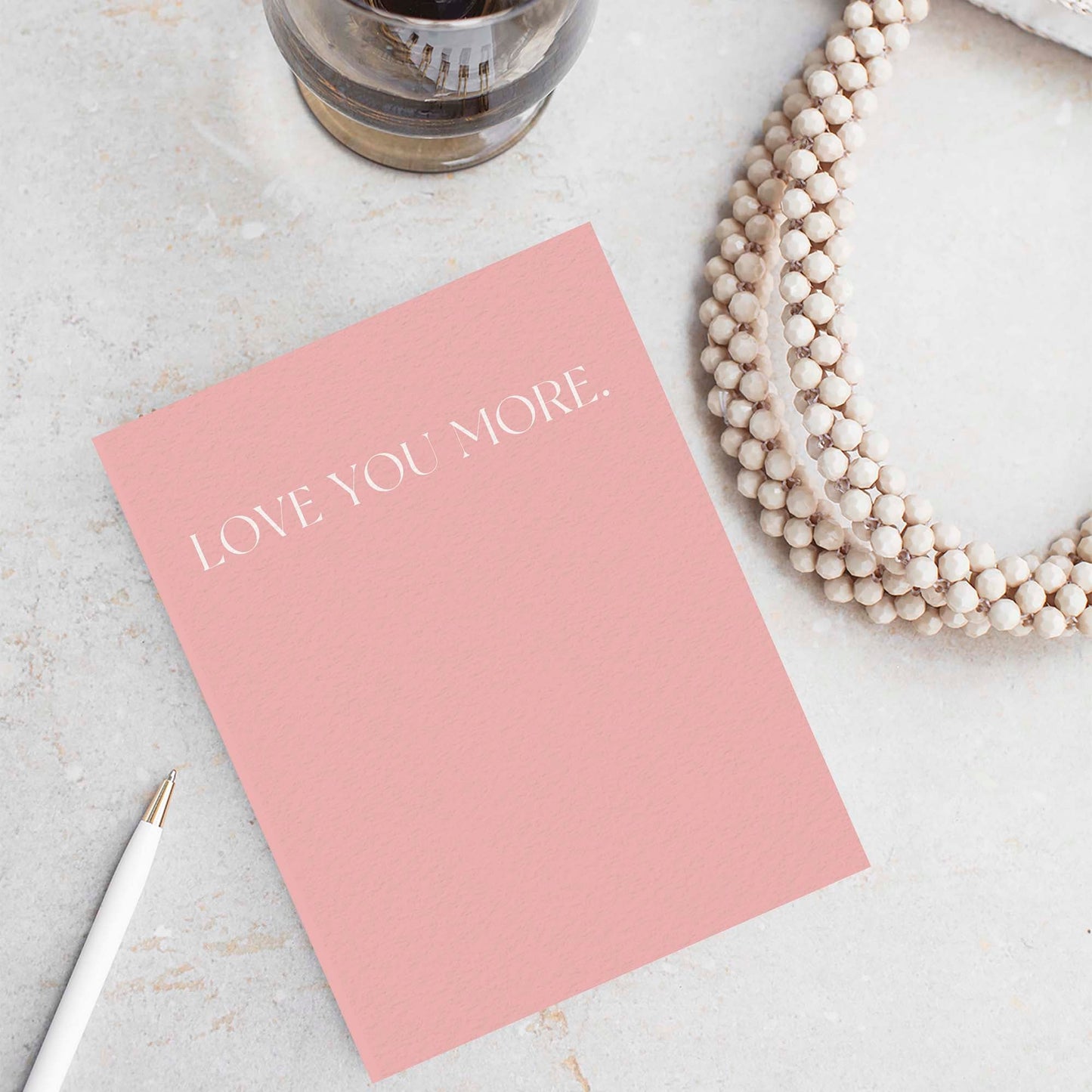 Love You More Card - Blú Rose