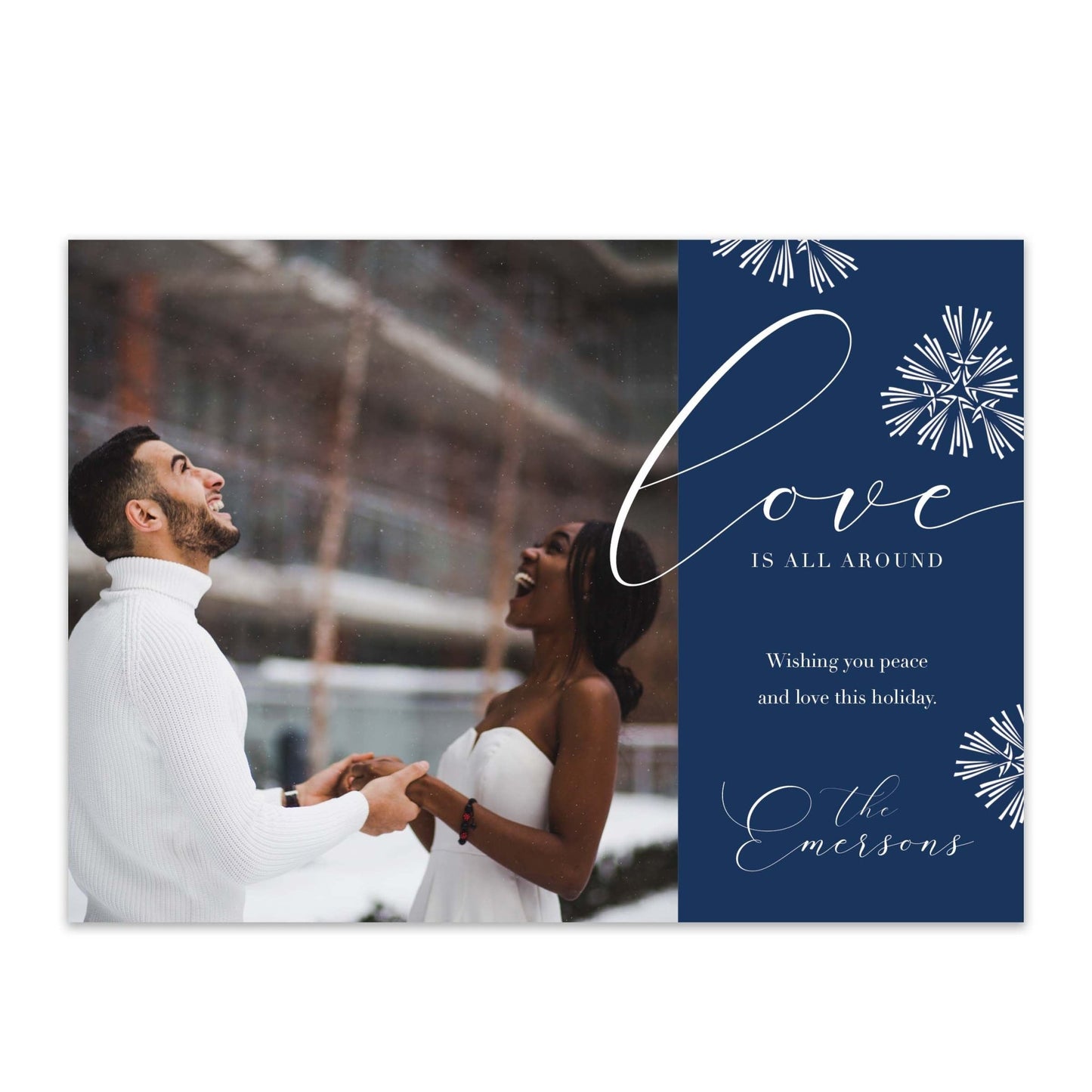 Modern Love Photo Holiday Cards - Blú Rose
