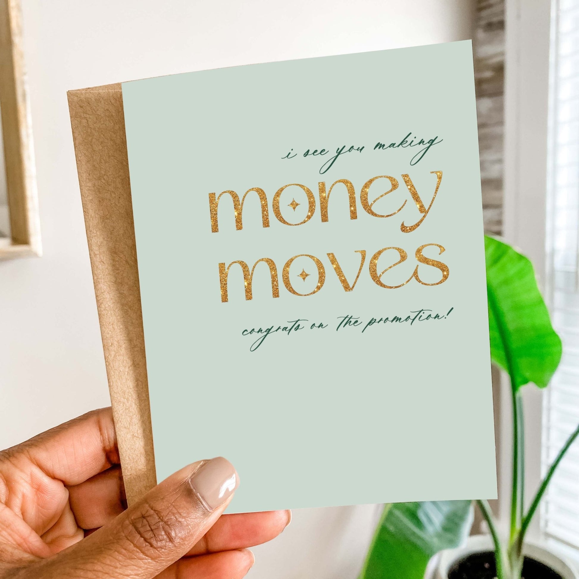 Money Moves Promotion Card - Blú Rose