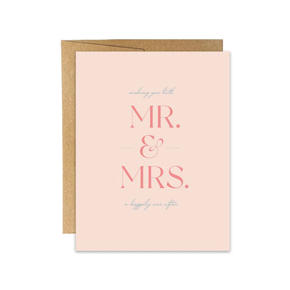 Mr. + Mrs. Card - Blú Rose