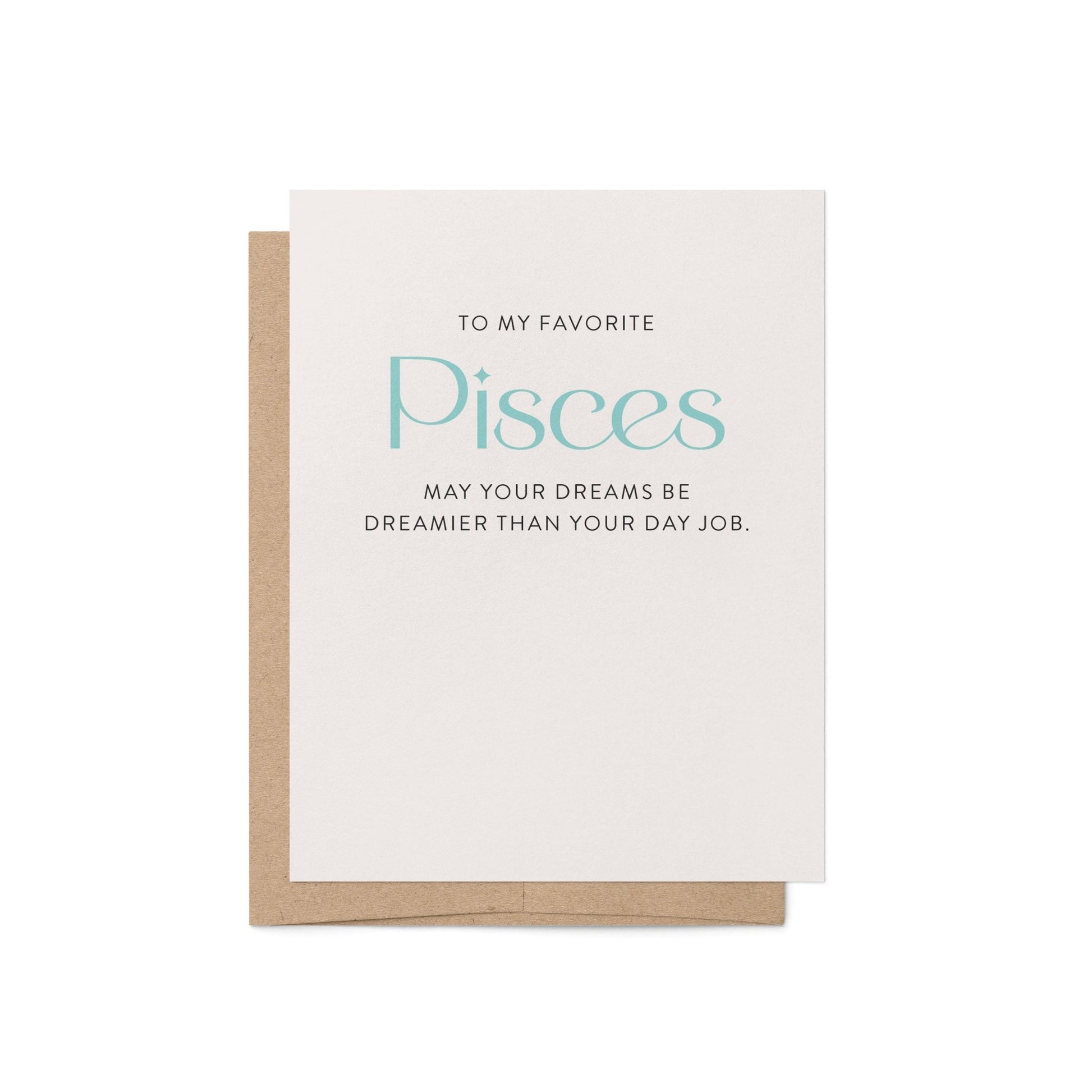 My Favorite Pisces Birthday Card - Blú Rose