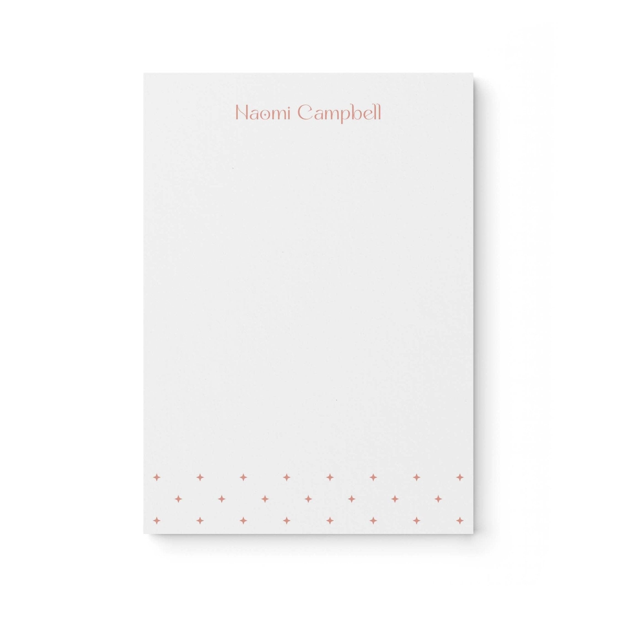 Personalized Naomi Star Notepad | Blú Rose Designs