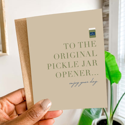 OG Pickle Jar Opener Card - Blú Rose