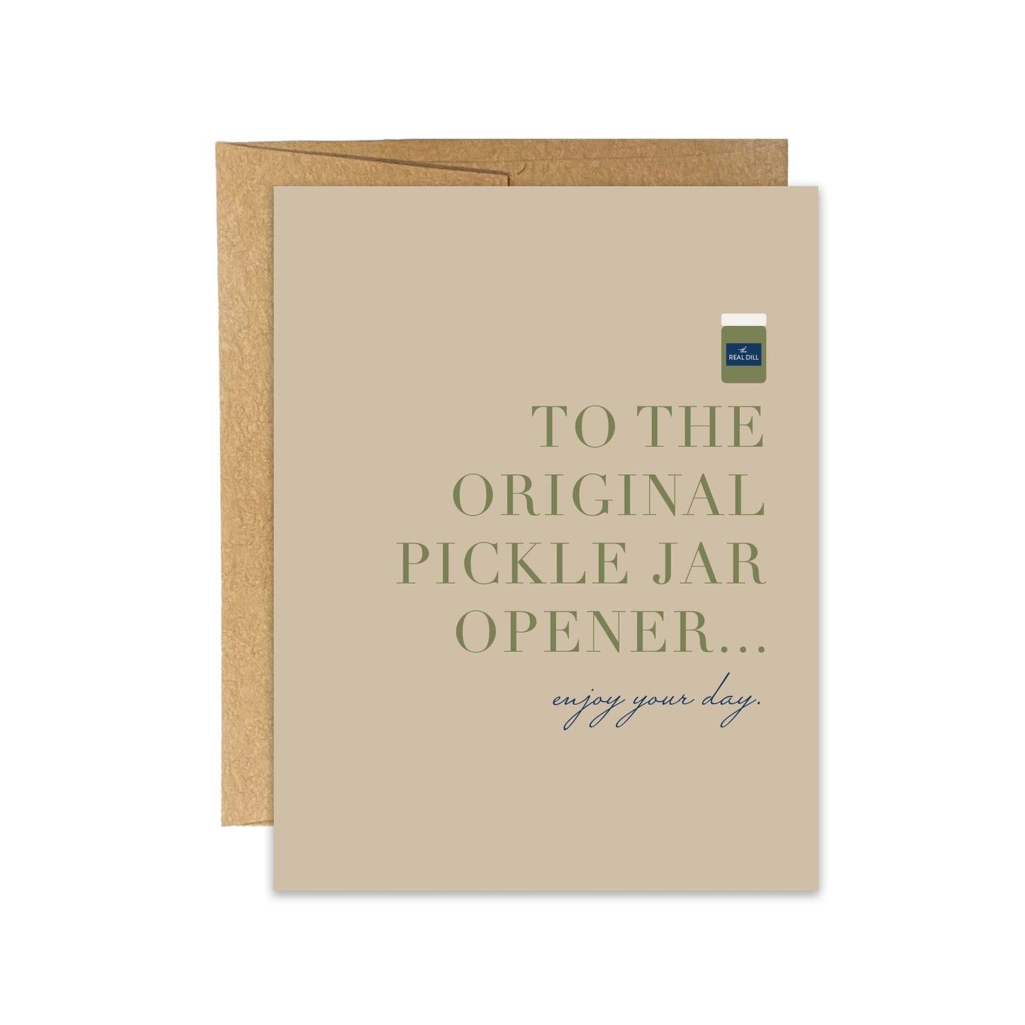 OG Pickle Jar Opener Card - Blú Rose