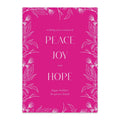 Peace Joy Hope Holiday Cards - Blú Rose