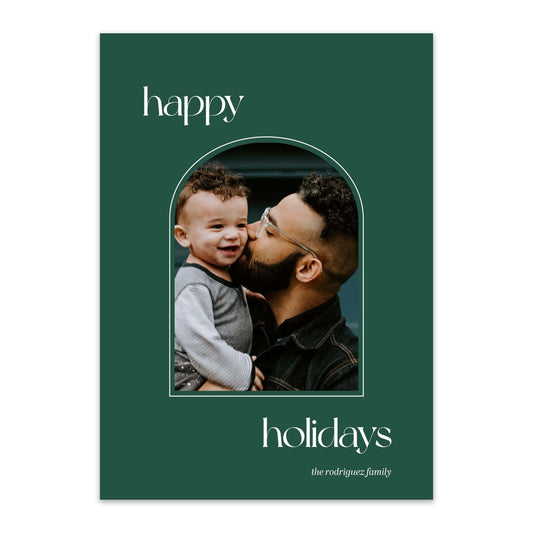 Photo Arch Holiday Cards - Blú Rose