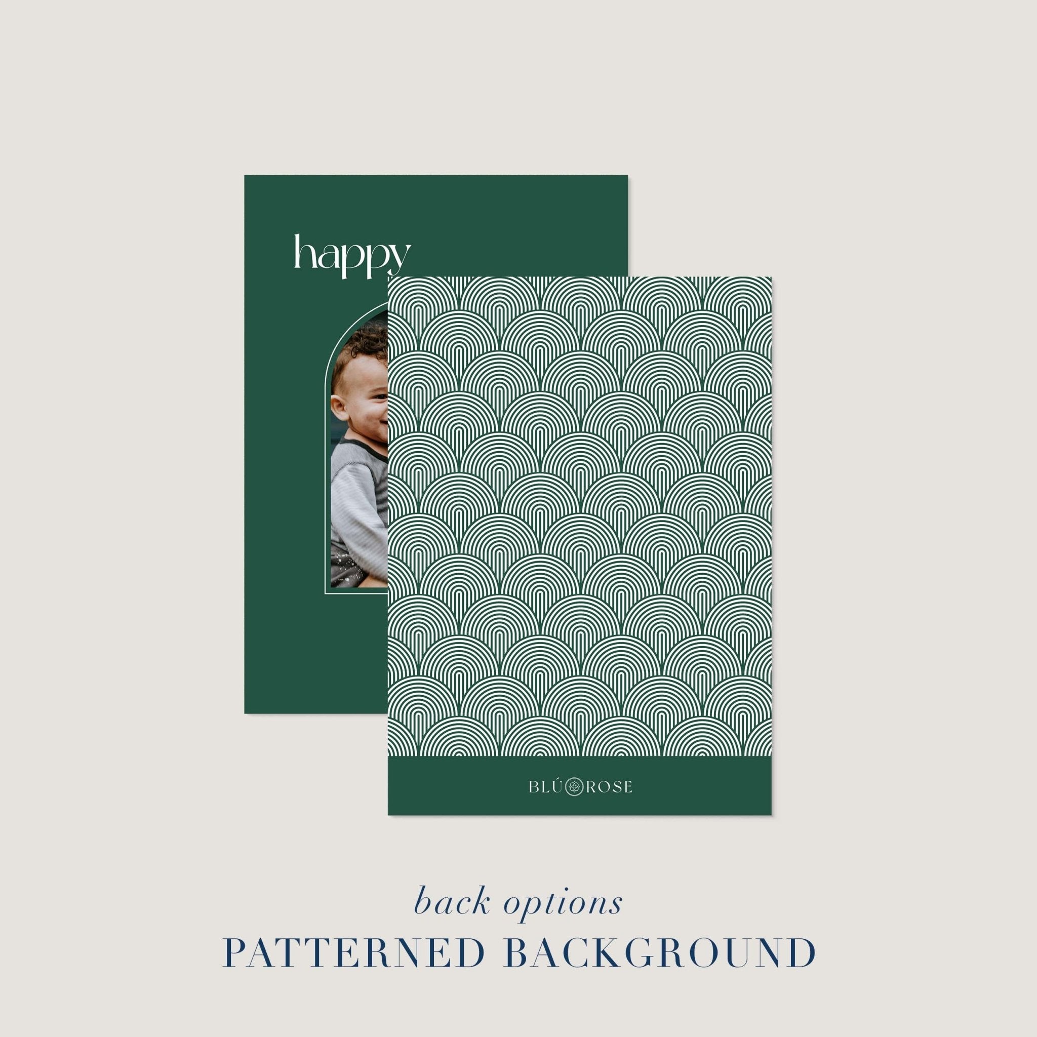 Photo Arch Holiday Cards - Blú Rose