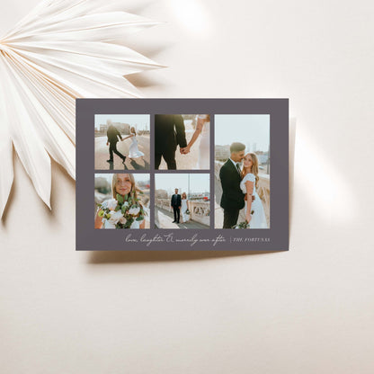 Photo Grid Holiday Cards - Blú Rose