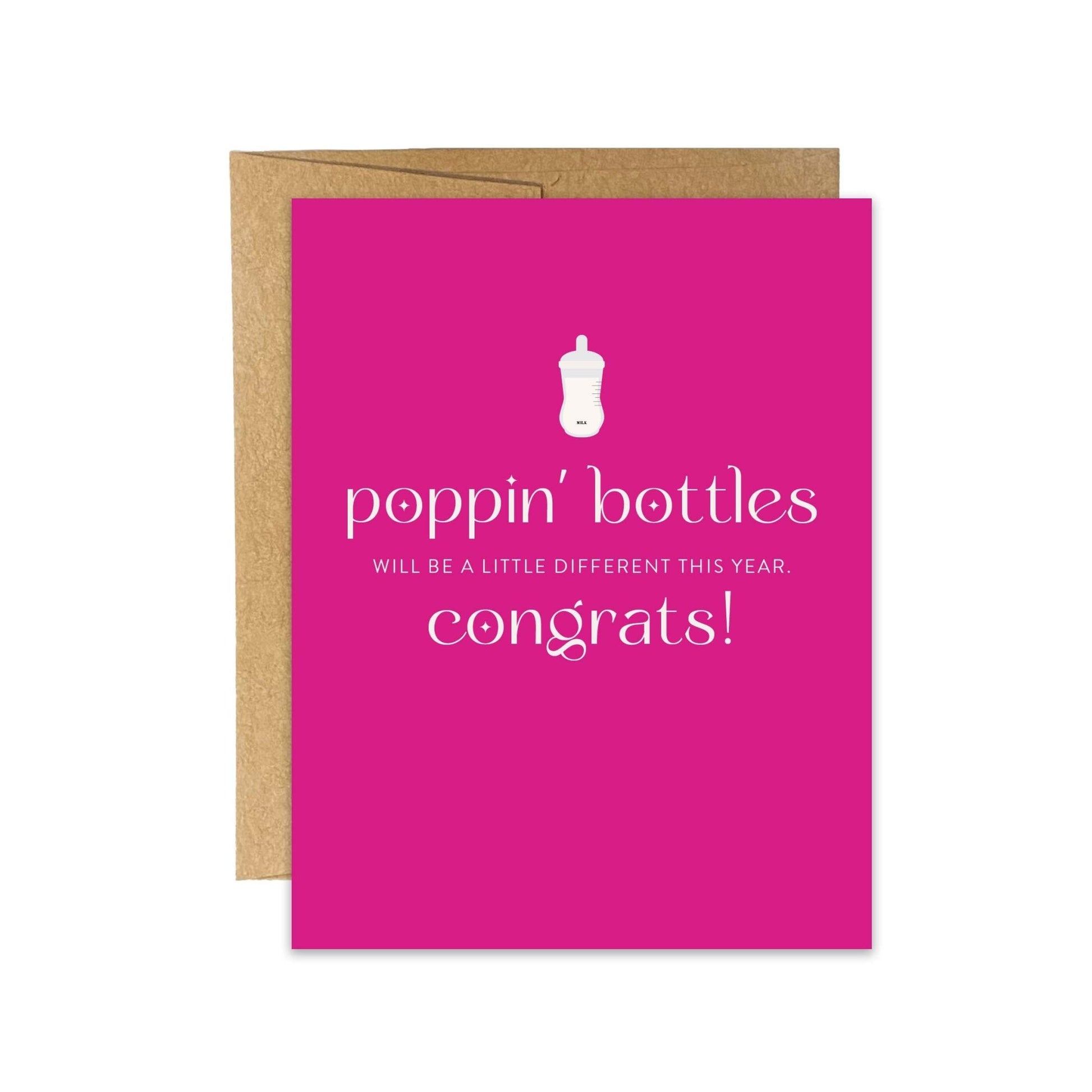 Poppin’ Bottles Card - Blú Rose