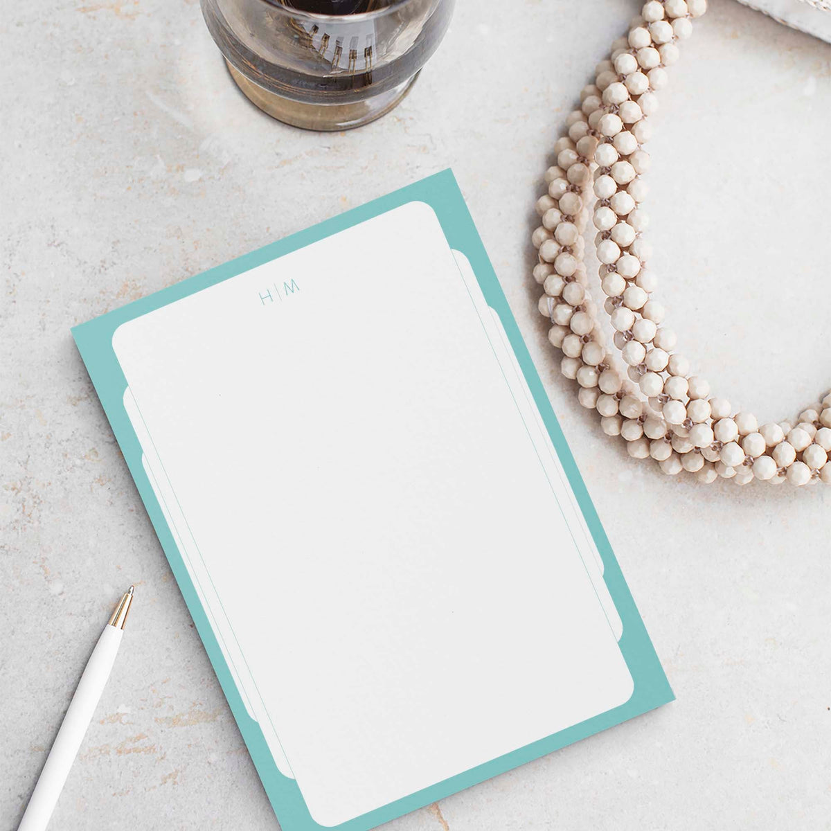 Notepad Display Frame Personalized Retro Frame Notepad | Blú Rose Designs