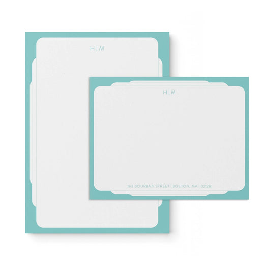 Retro Frame Notepad + Notecard Set - Blú Rose
