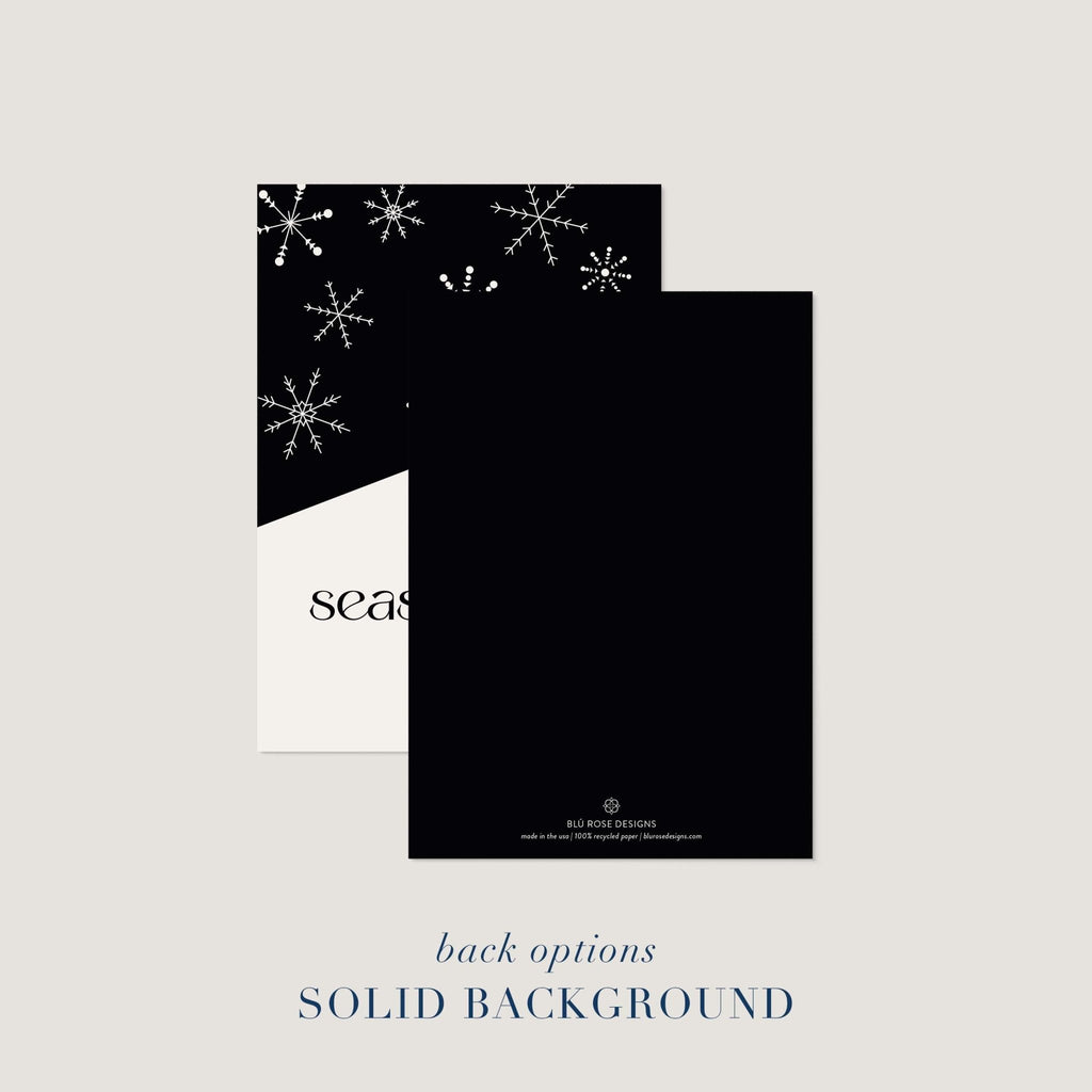 Snowflake Hill Holiday Cards - Blú Rose