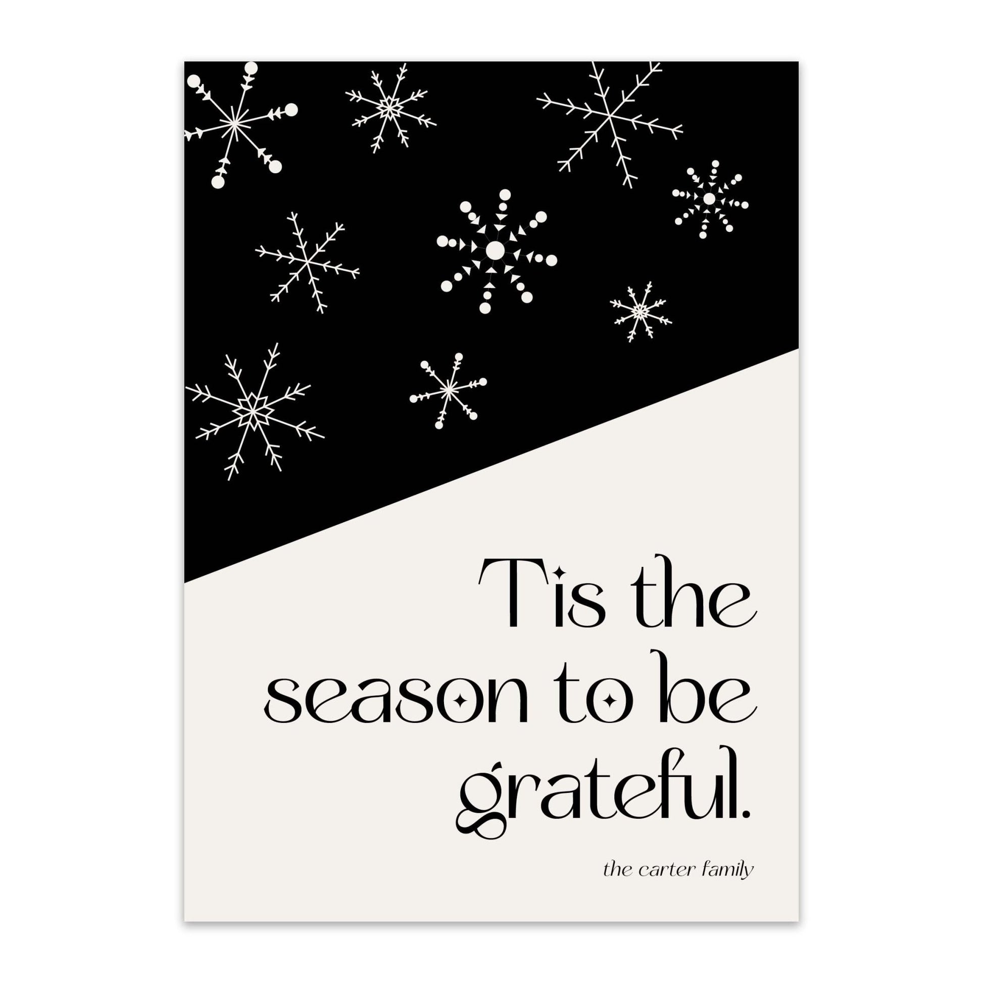 Snowflake Hill Holiday Cards - Blú Rose
