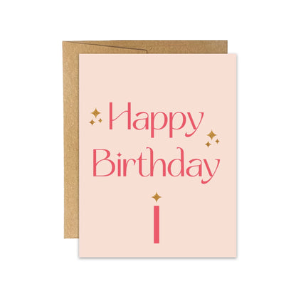 Sparkle Birthday Card - Blú Rose