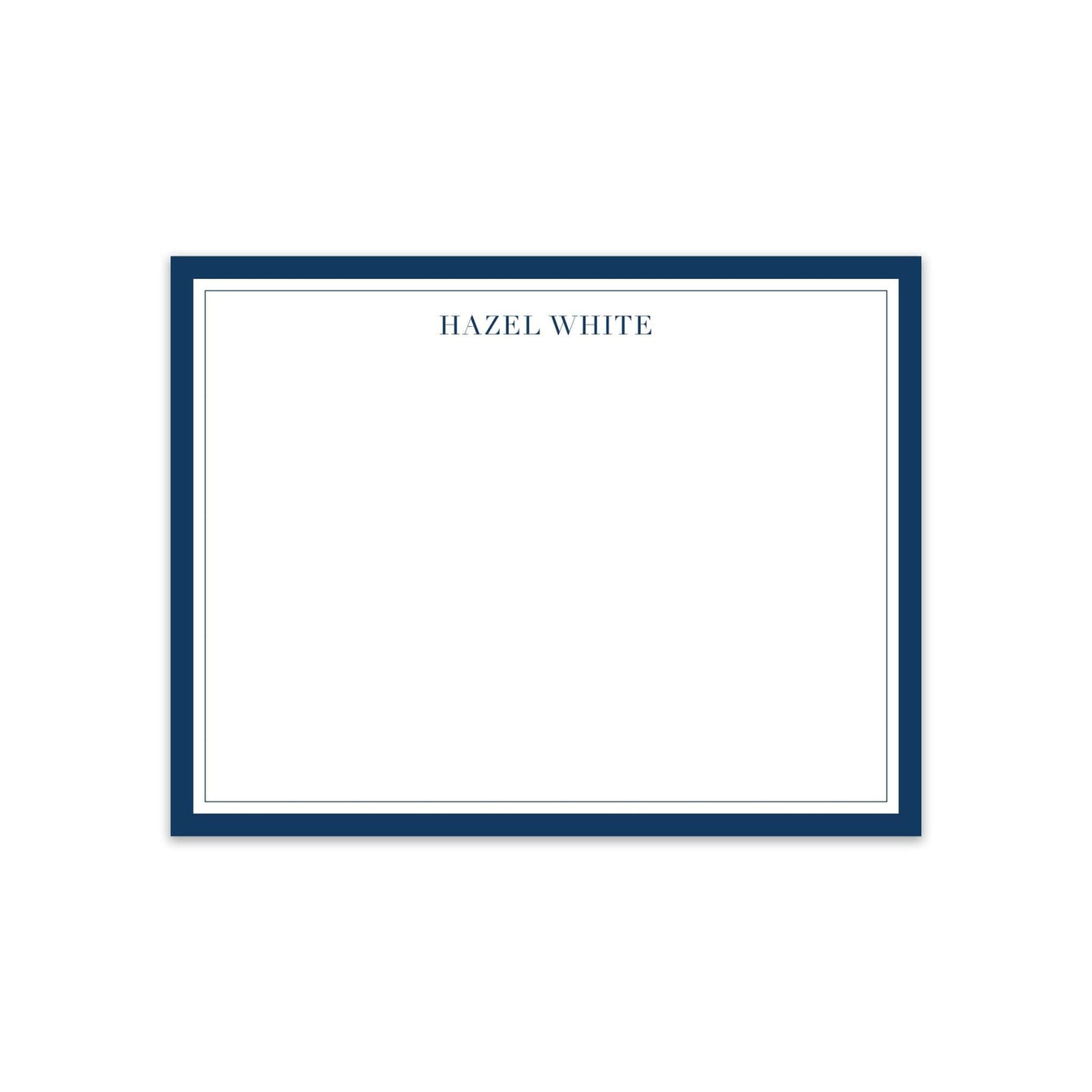 Personalized Notecards | Traditional Border | Blú Rose Designs