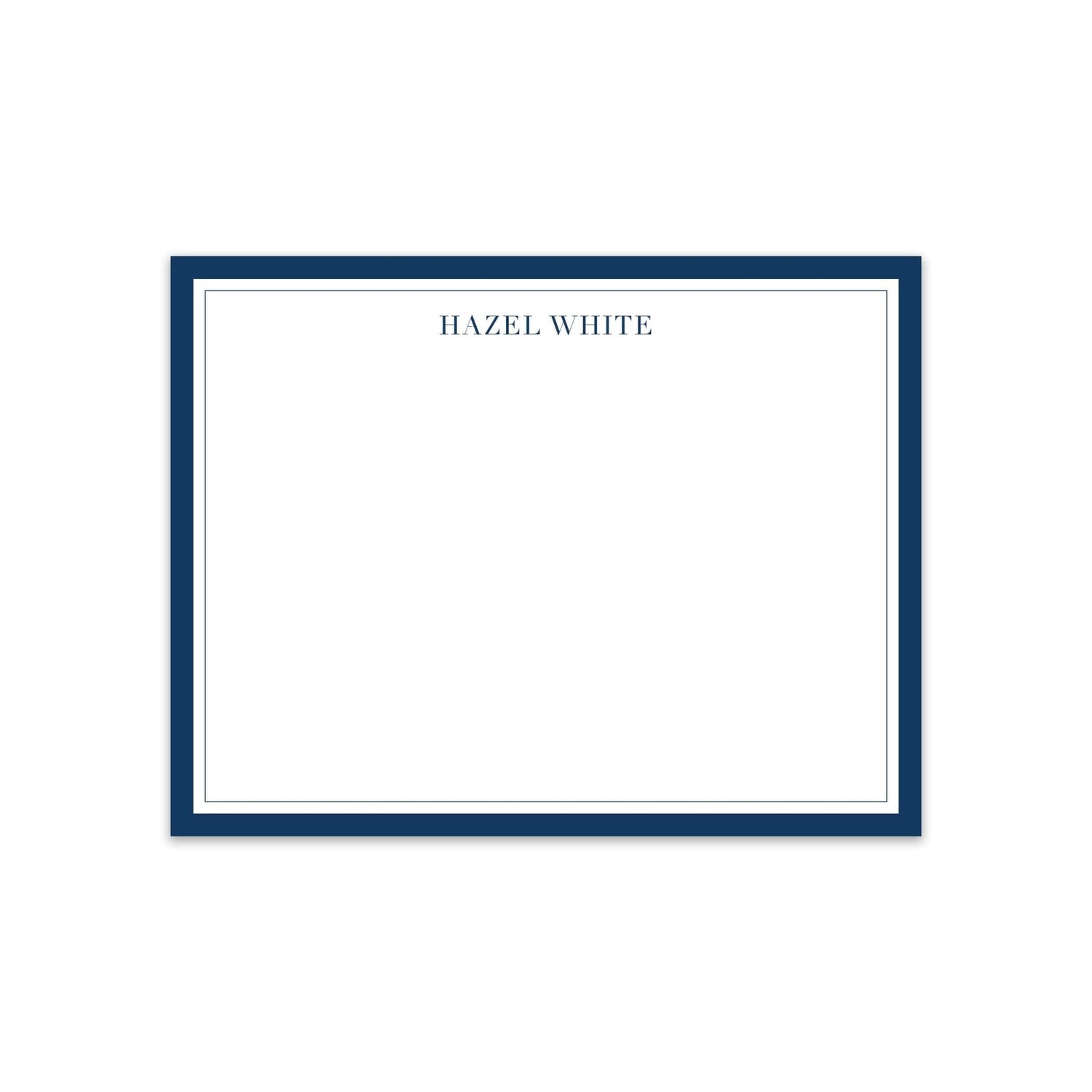 Traditional Border Notecards - Blú Rose