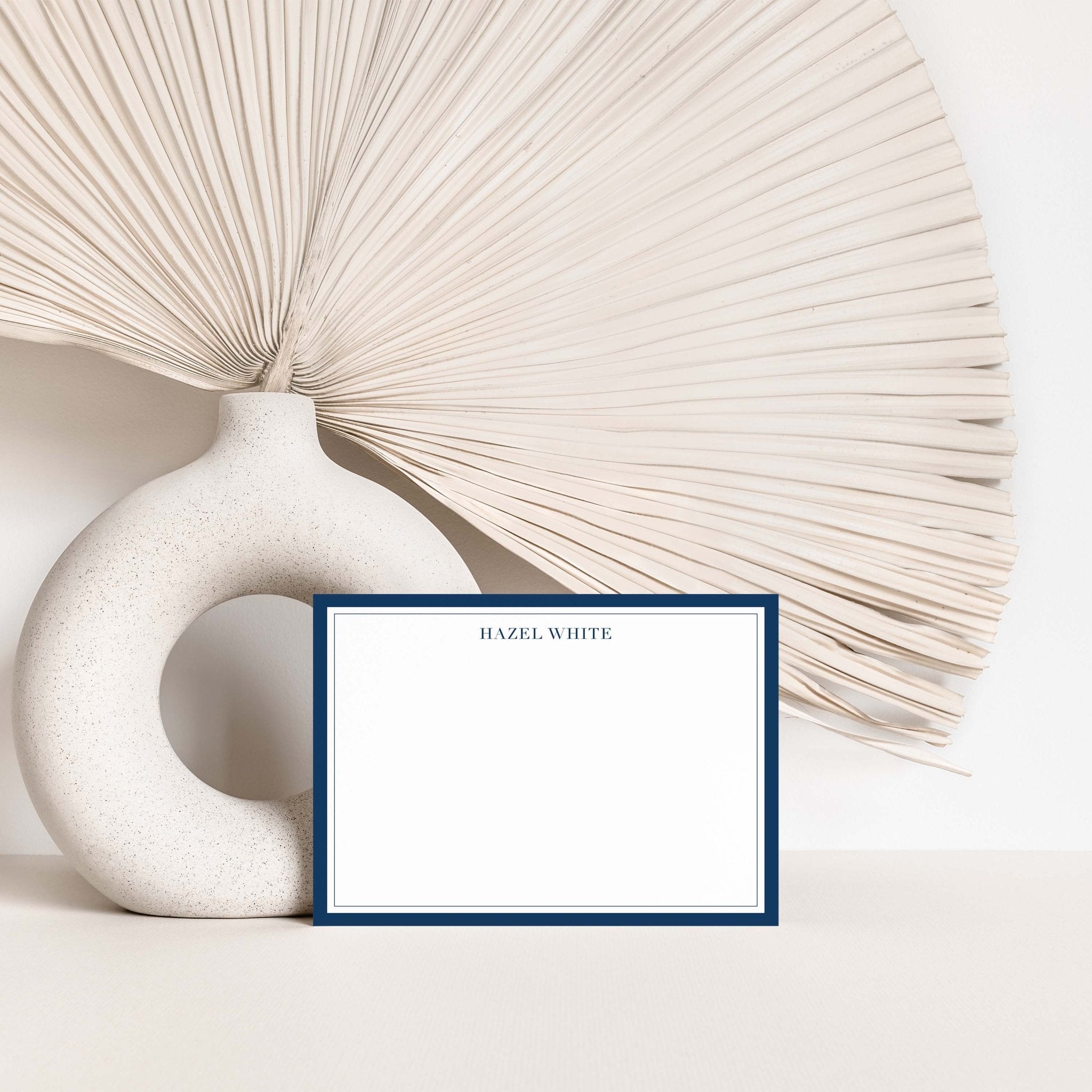 Personalized Notecards | Traditional Border | Blú Rose Designs