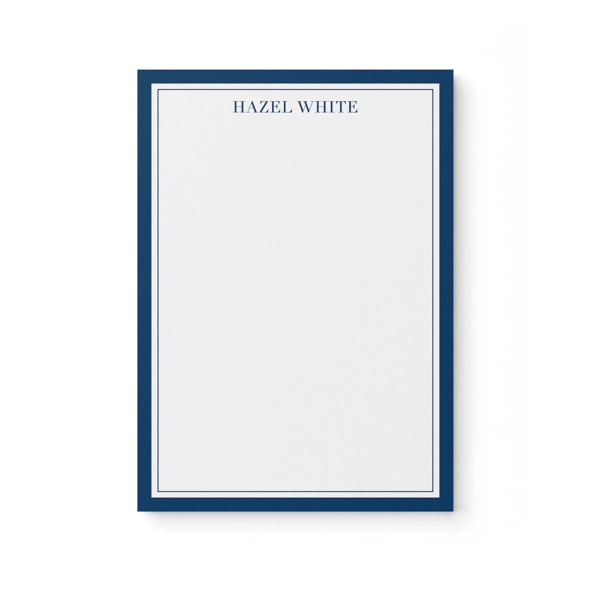Traditional Border Notepad - Blú Rose