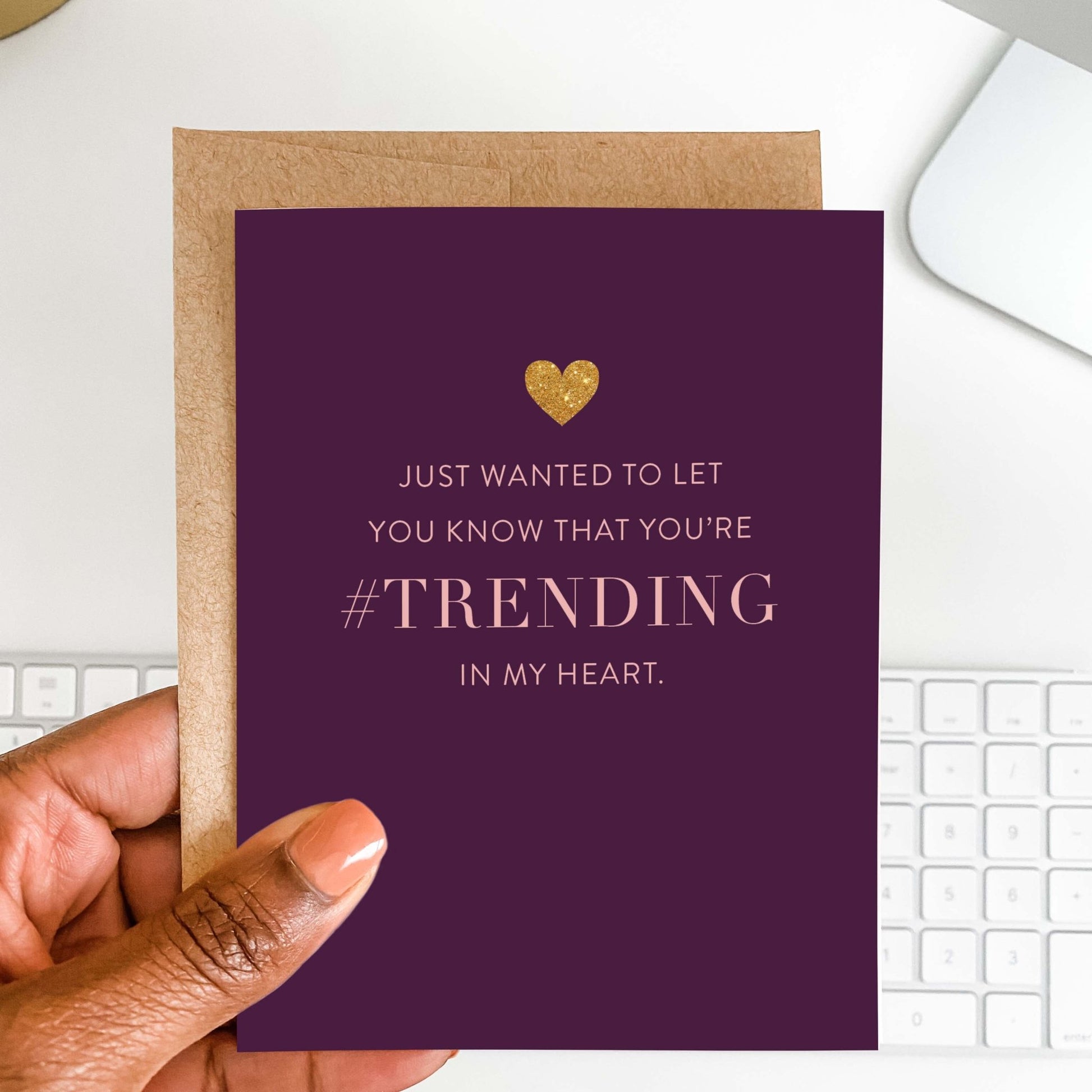 #trending Love Greeting Card | Blú Rose